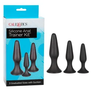 CalExotics Silicone Anal Trainer Kit - Black