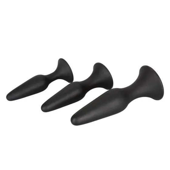 CalExotics Silicone Anal Trainer Kit - Black