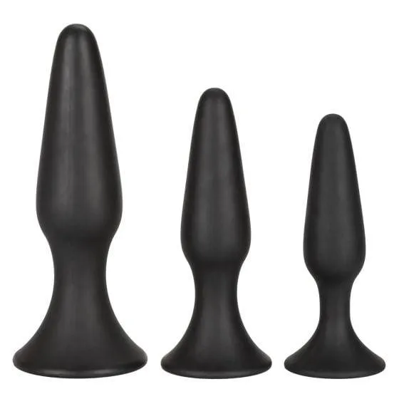 CalExotics Silicone Anal Trainer Kit - Black