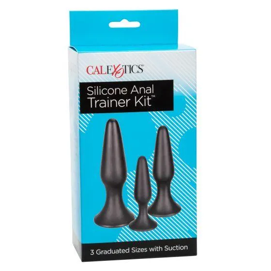 CalExotics Silicone Anal Trainer Kit - Black