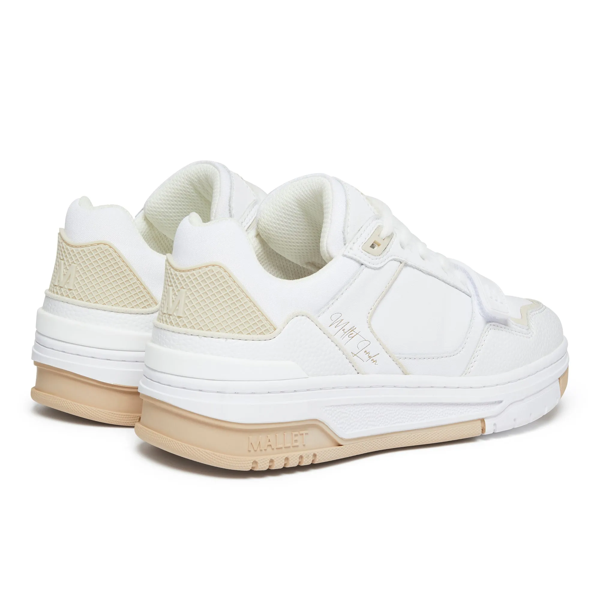 Carlton Strap White Beige Womens
