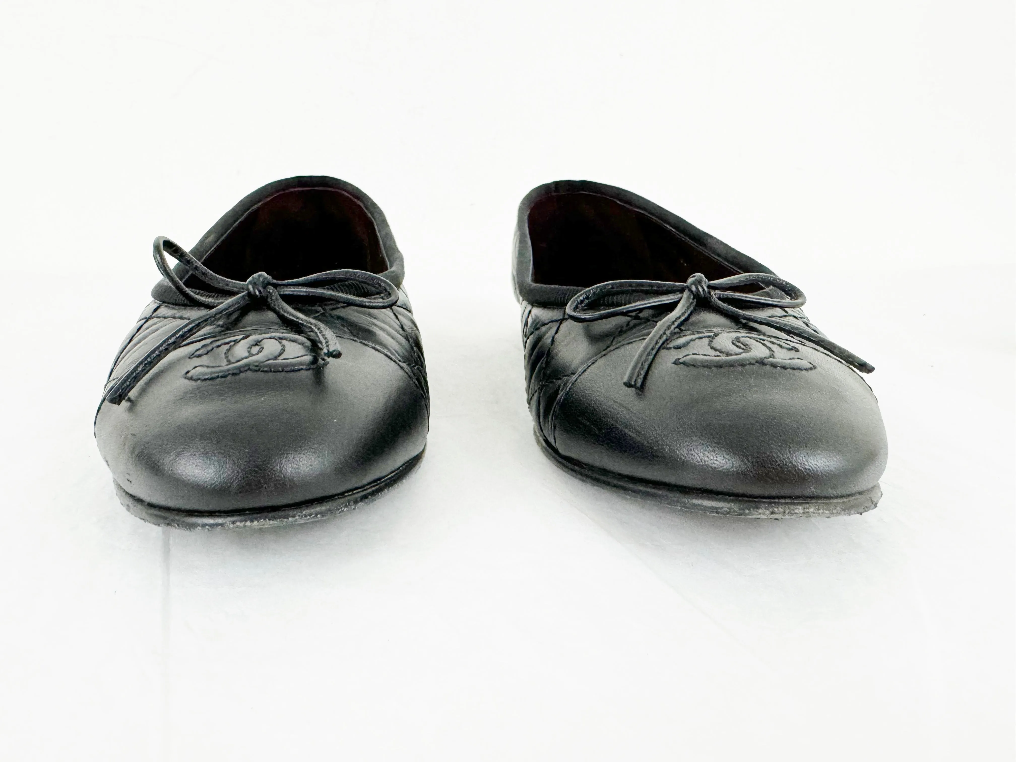 Chanel Quilted Ballet Flats Size 8