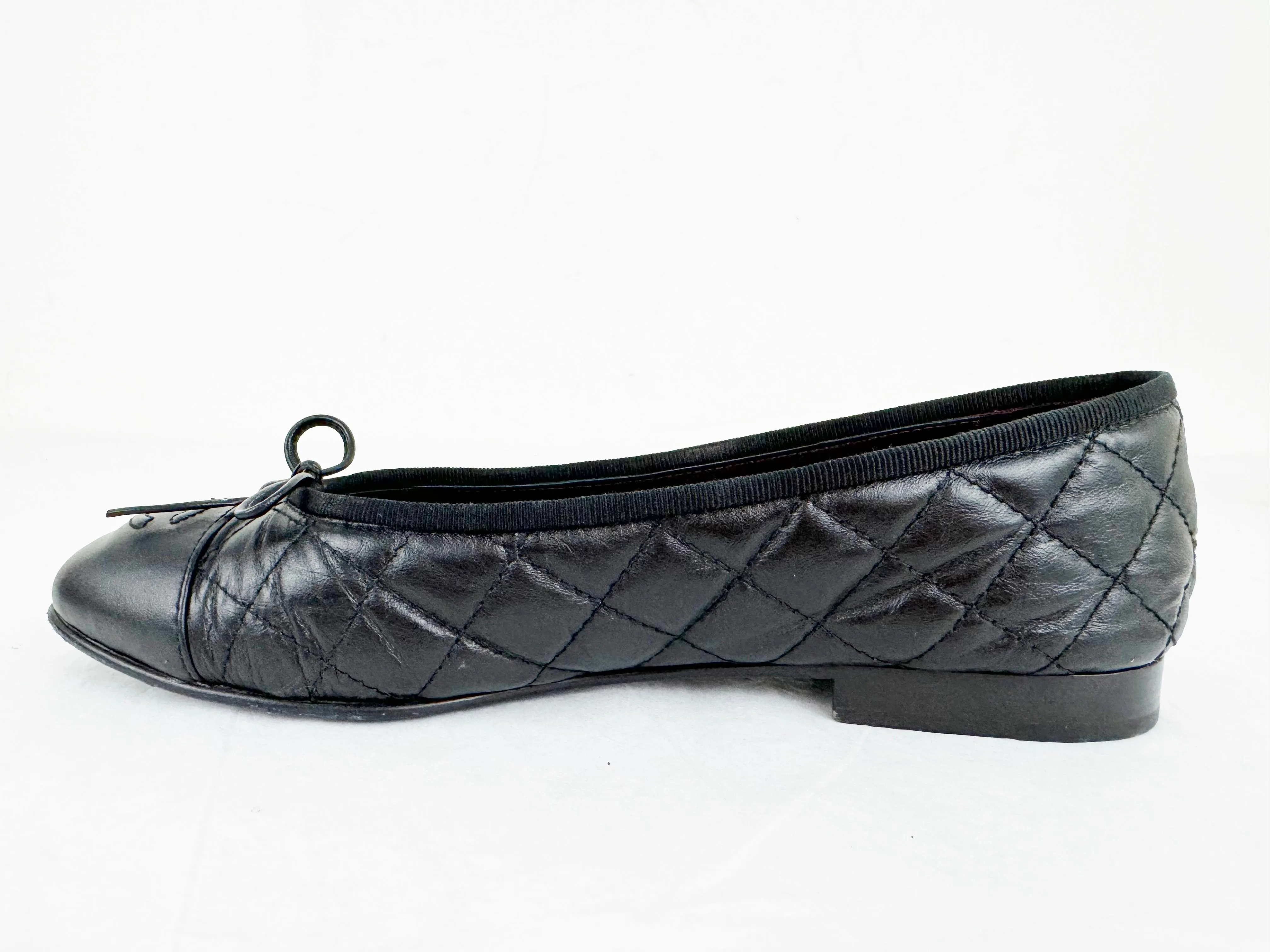 Chanel Quilted Ballet Flats Size 8