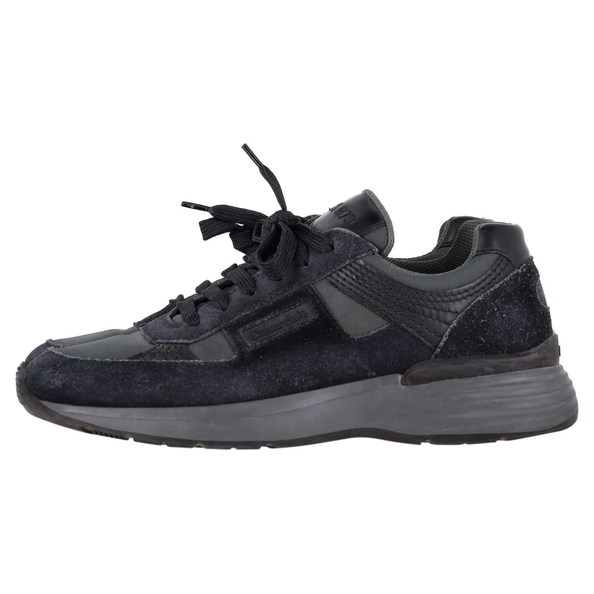 Church's CH873 Sneakers in Navy Blue Suede and Canvas