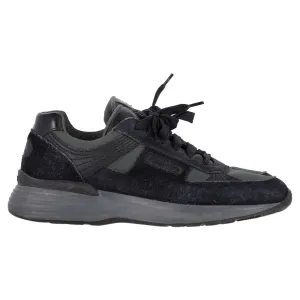 Church's CH873 Sneakers in Navy Blue Suede and Canvas