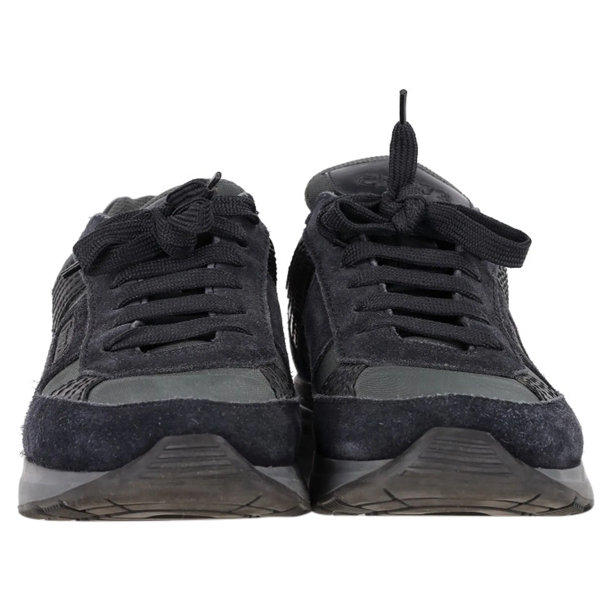 Church's CH873 Sneakers in Navy Blue Suede and Canvas