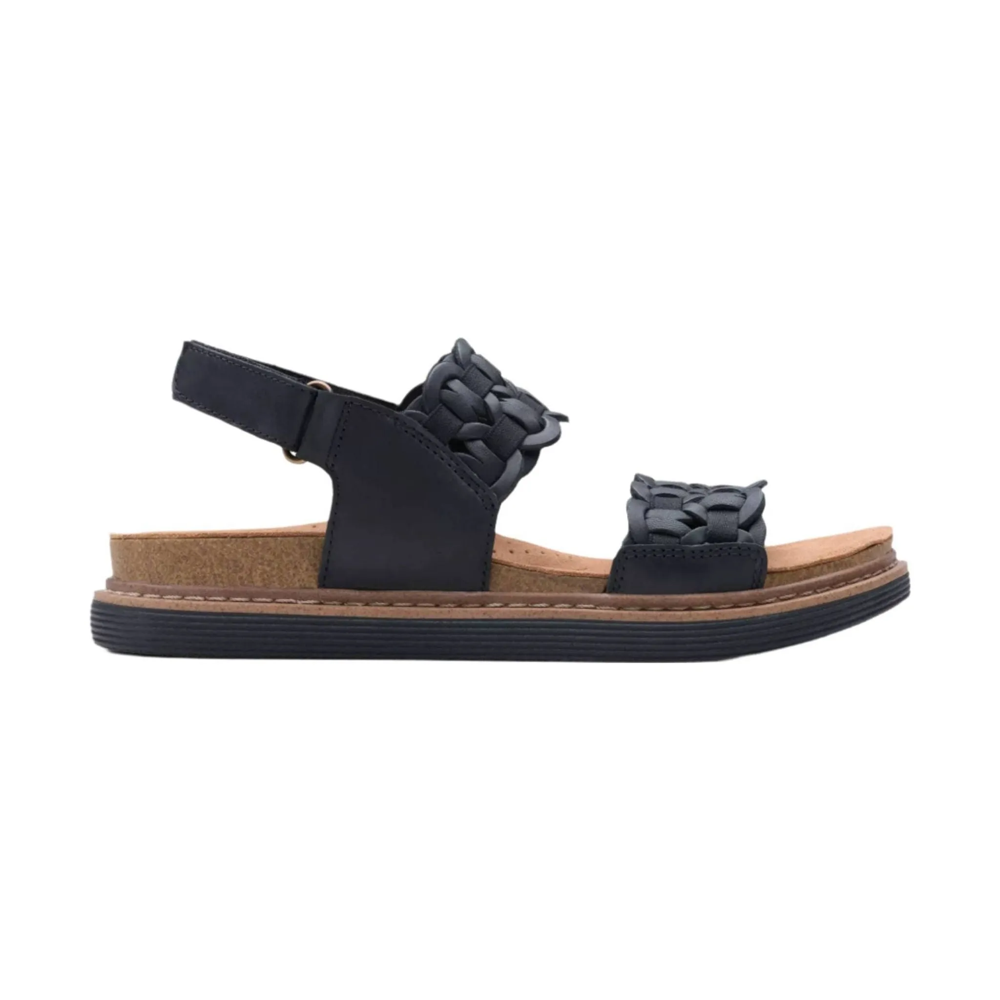 Clarks Women's Arwell Glide Sandal - Black