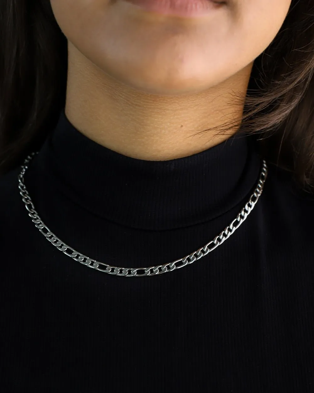 CLEAN FIGARO CHAIN. - 5MM