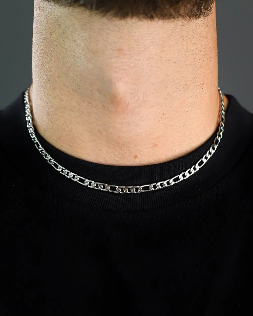 CLEAN FIGARO CHAIN. - 5MM
