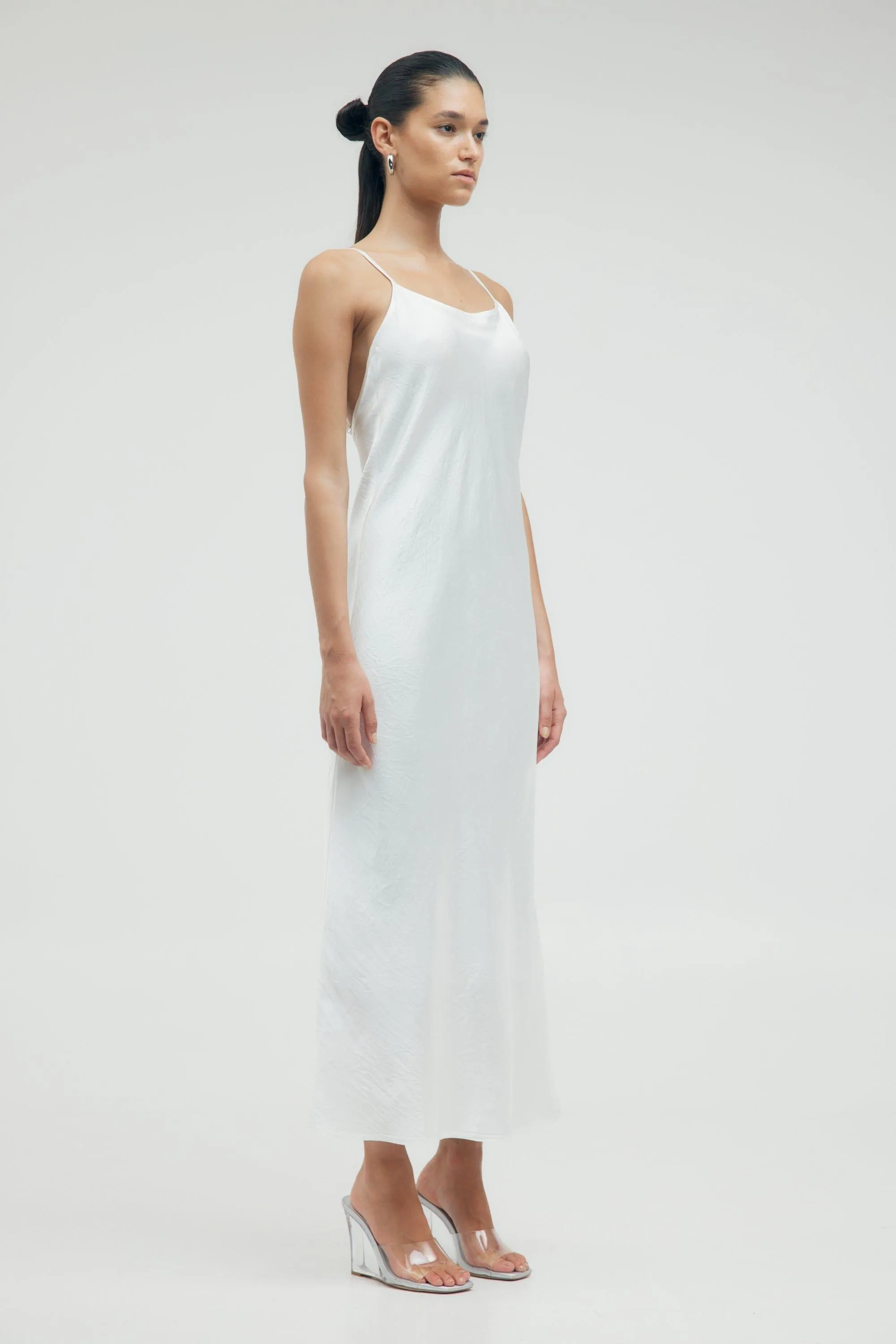 CRUSH BIAS MAXI SLIP | WHITE