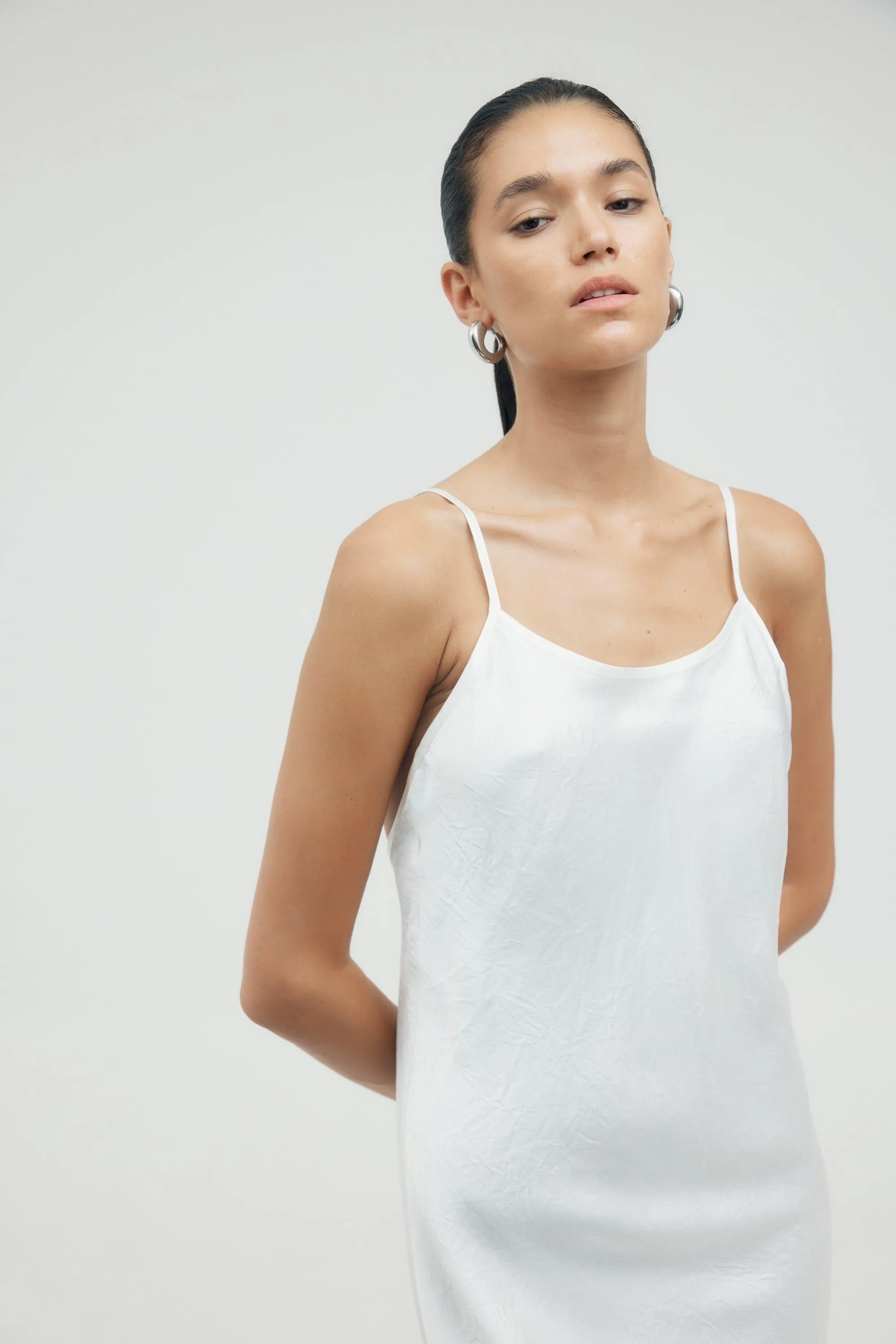CRUSH BIAS MAXI SLIP | WHITE