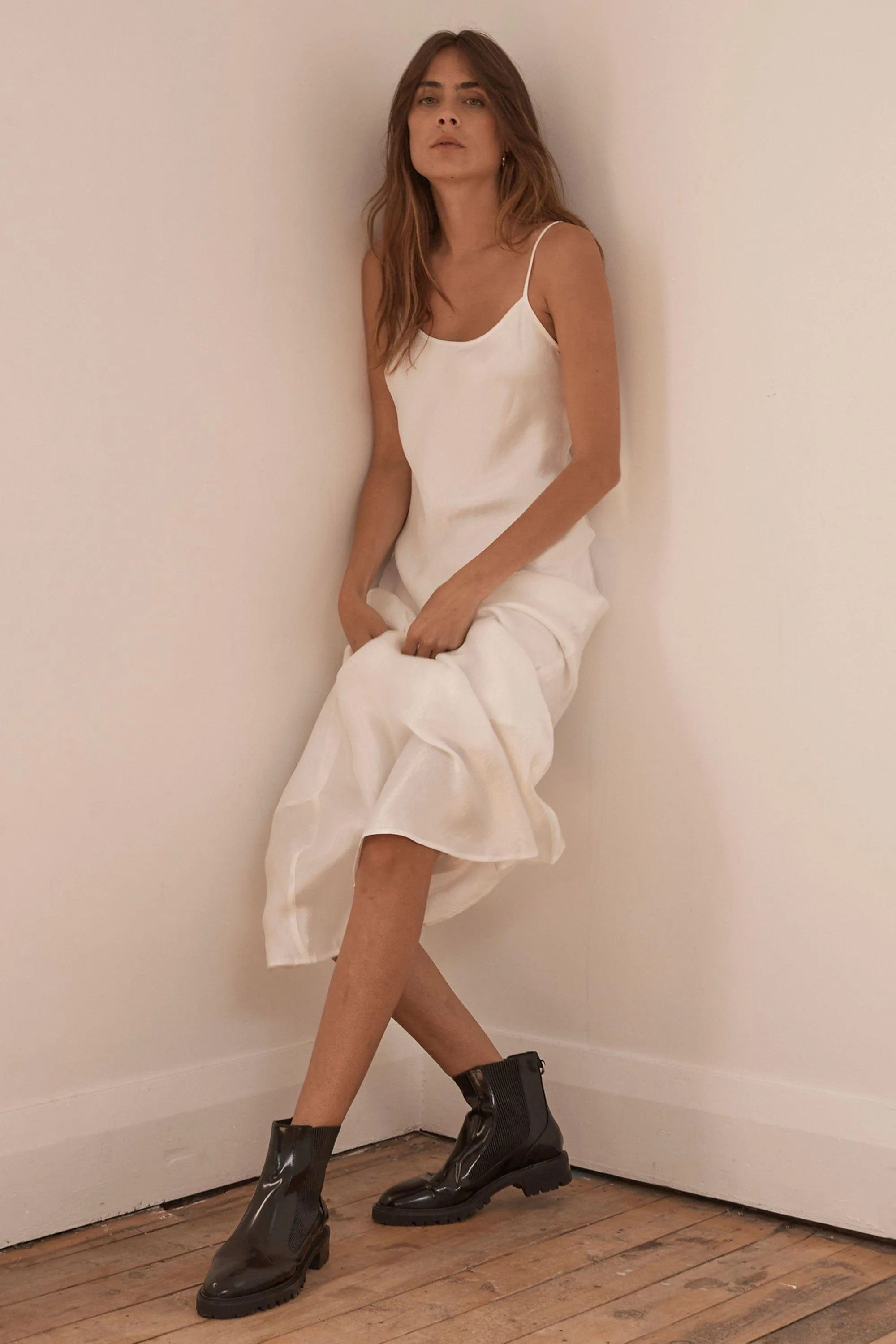 CRUSH BIAS MAXI SLIP | WHITE