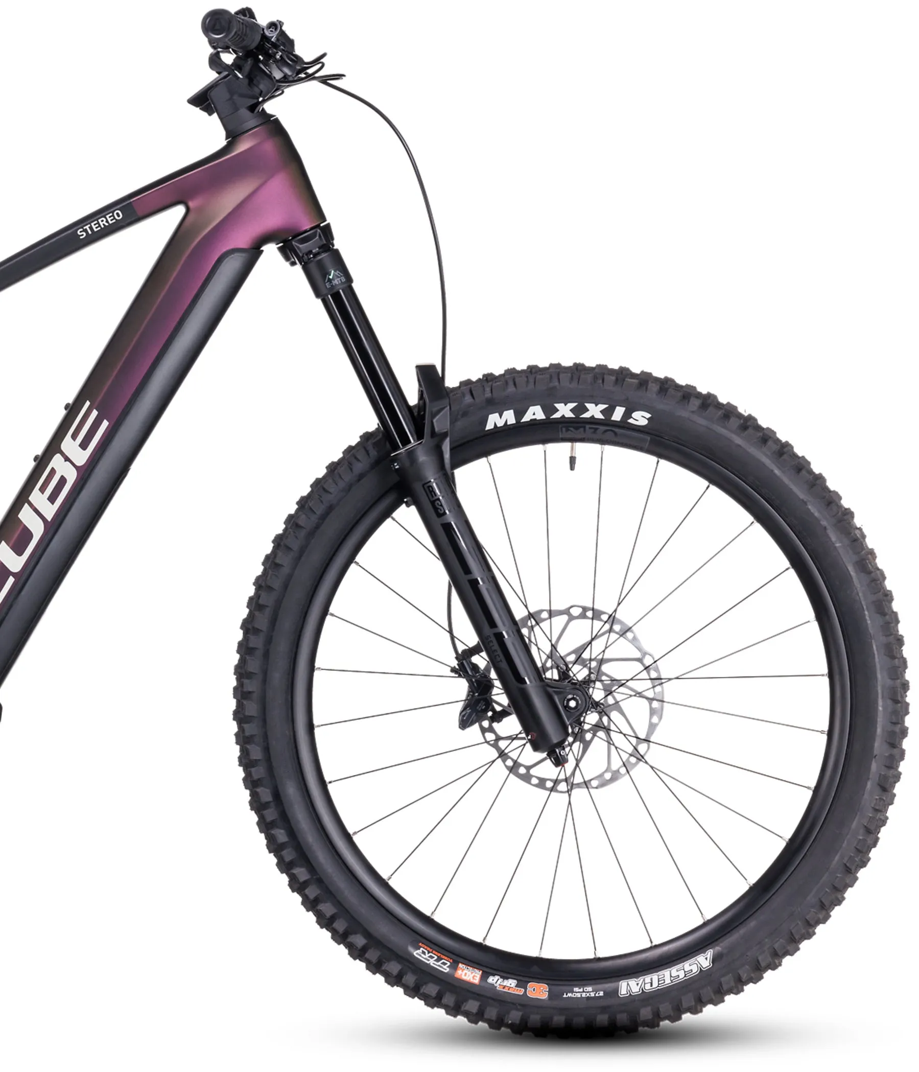 Cube Stereo Hybrid 160 HPC SLX 750 27.5 Full Suspension Mountain Bike 2023 - Molotov