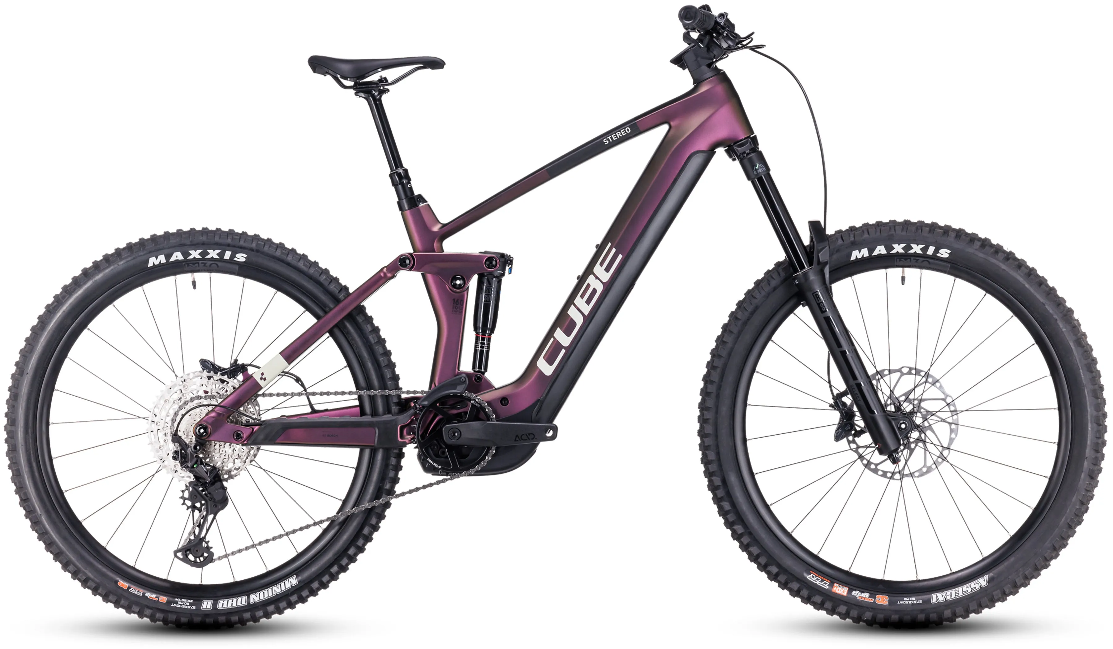 Cube Stereo Hybrid 160 HPC SLX 750 27.5 Full Suspension Mountain Bike 2023 - Molotov