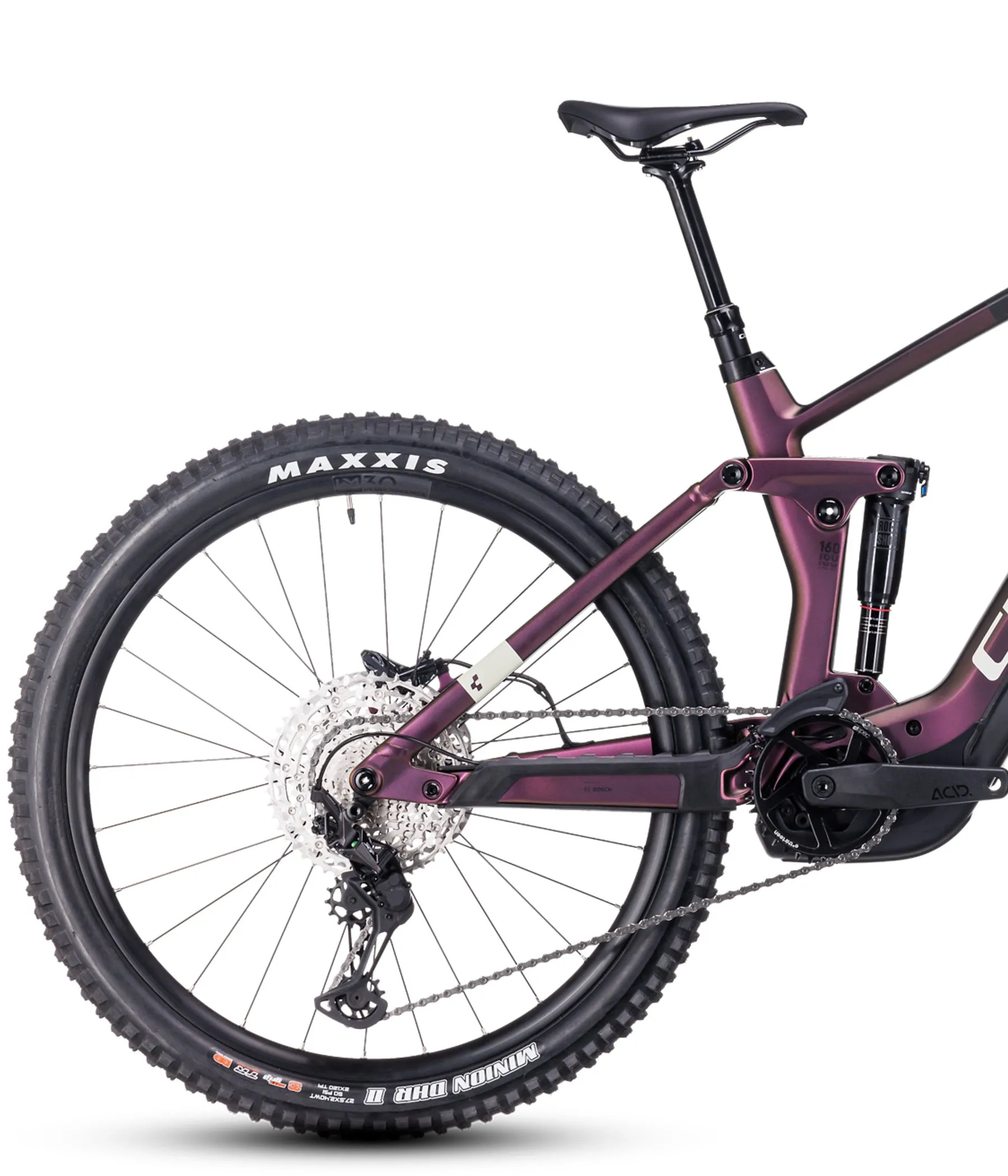 Cube Stereo Hybrid 160 HPC SLX 750 27.5 Full Suspension Mountain Bike 2023 - Molotov