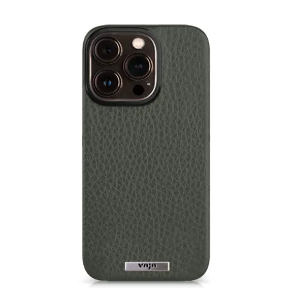 Custom Grip iPhone 14 Pro Max leather case