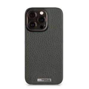 Custom Grip iPhone 14 Pro Max leather case