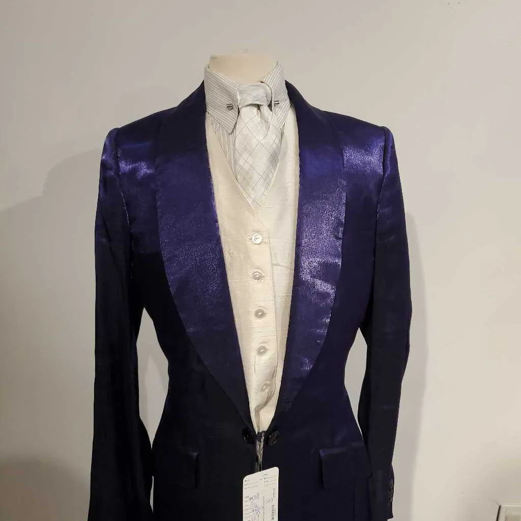 Custom Purple Satin Daycoat