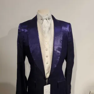Custom Purple Satin Daycoat