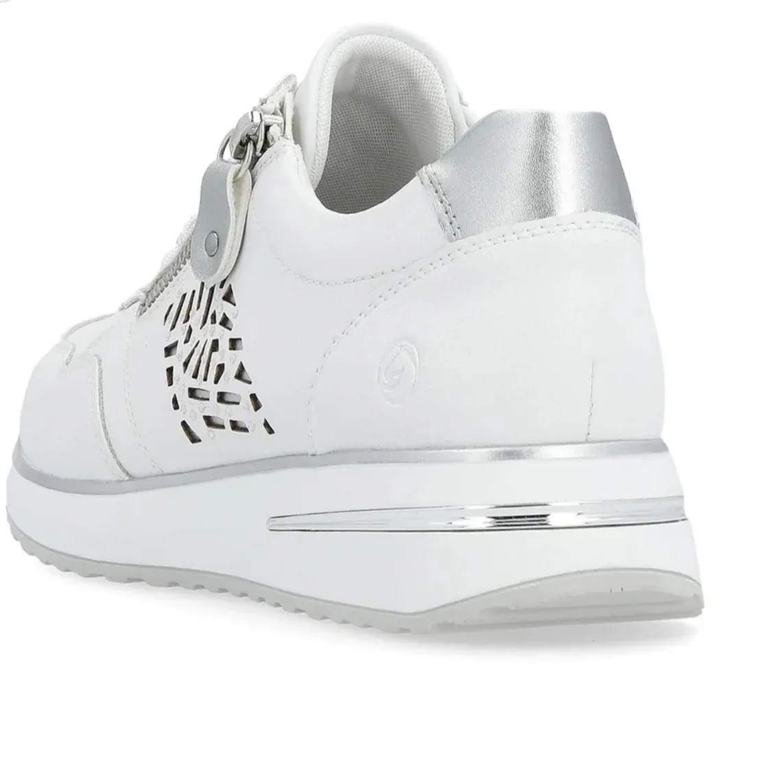 Dew White Lace Ups