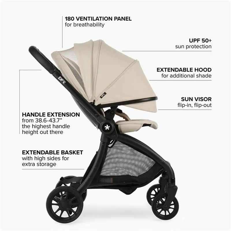 DFY - R1 Single Stroller, Cream