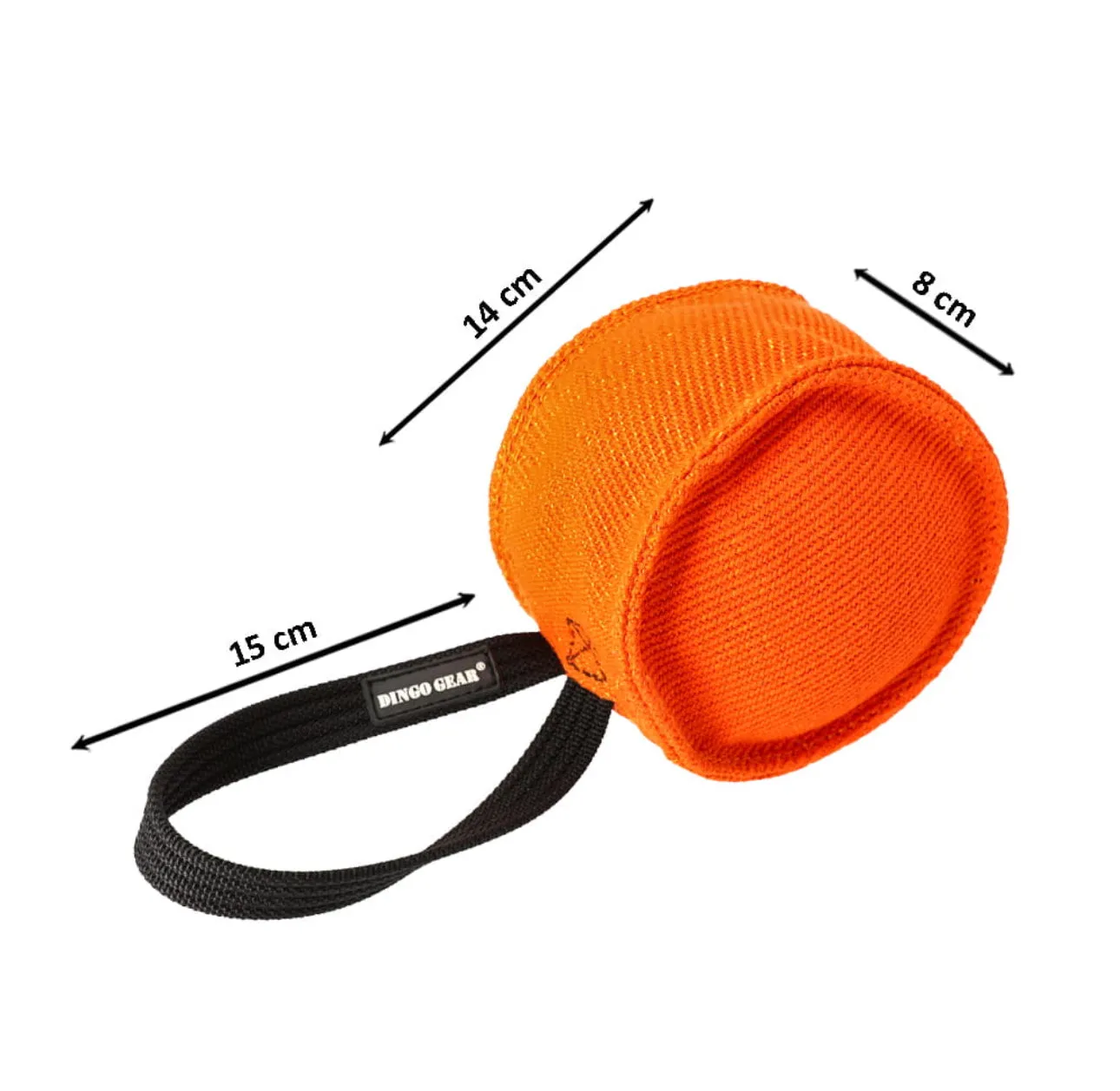 Dingo Gear Bite tug - french material with handle BERTA