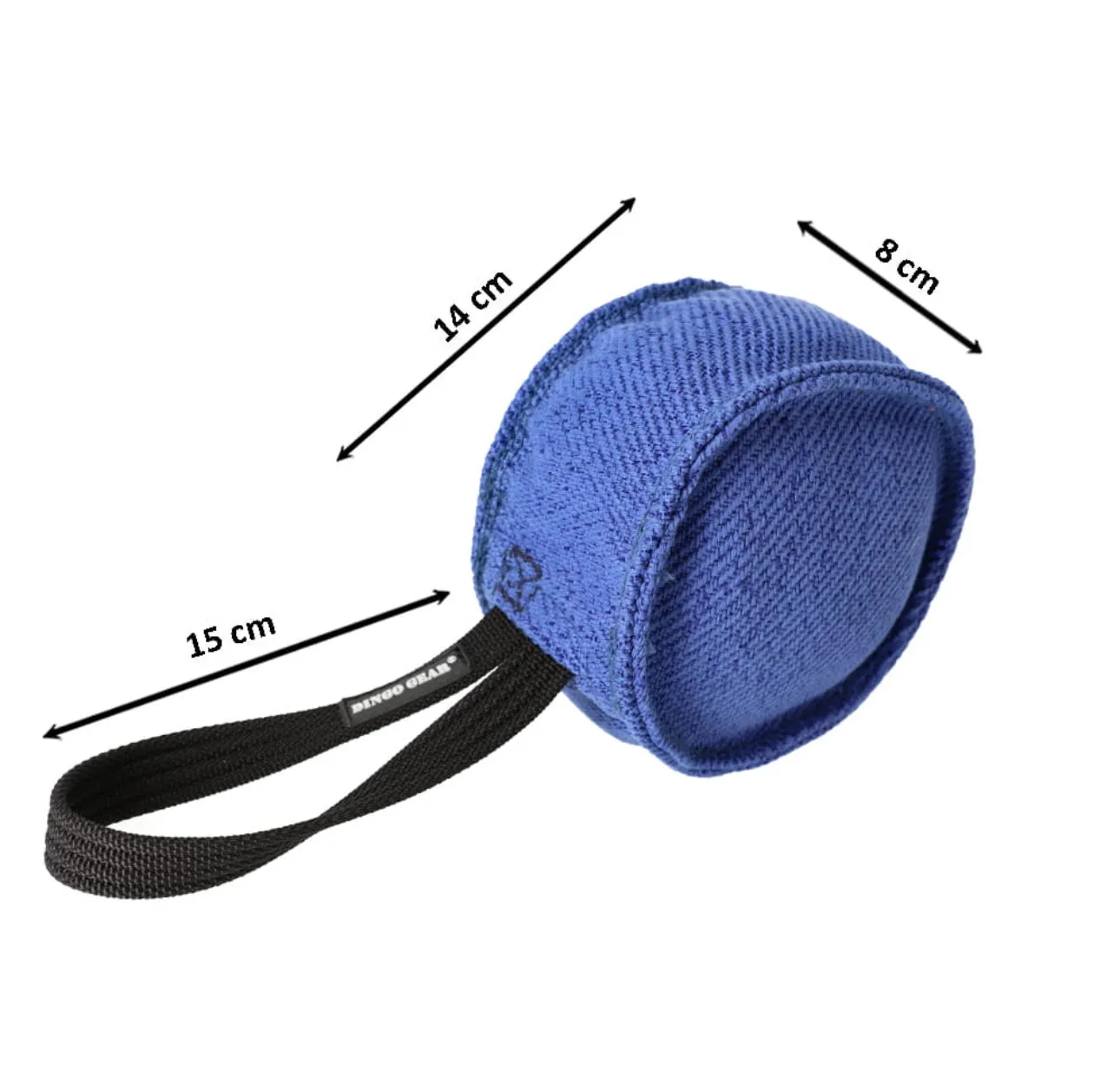 Dingo Gear Bite tug - french material with handle BERTA