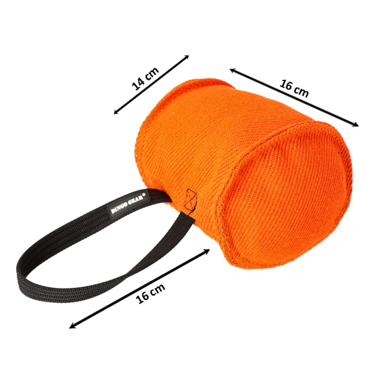 Dingo Gear Bite tug - french material with handle BERTA