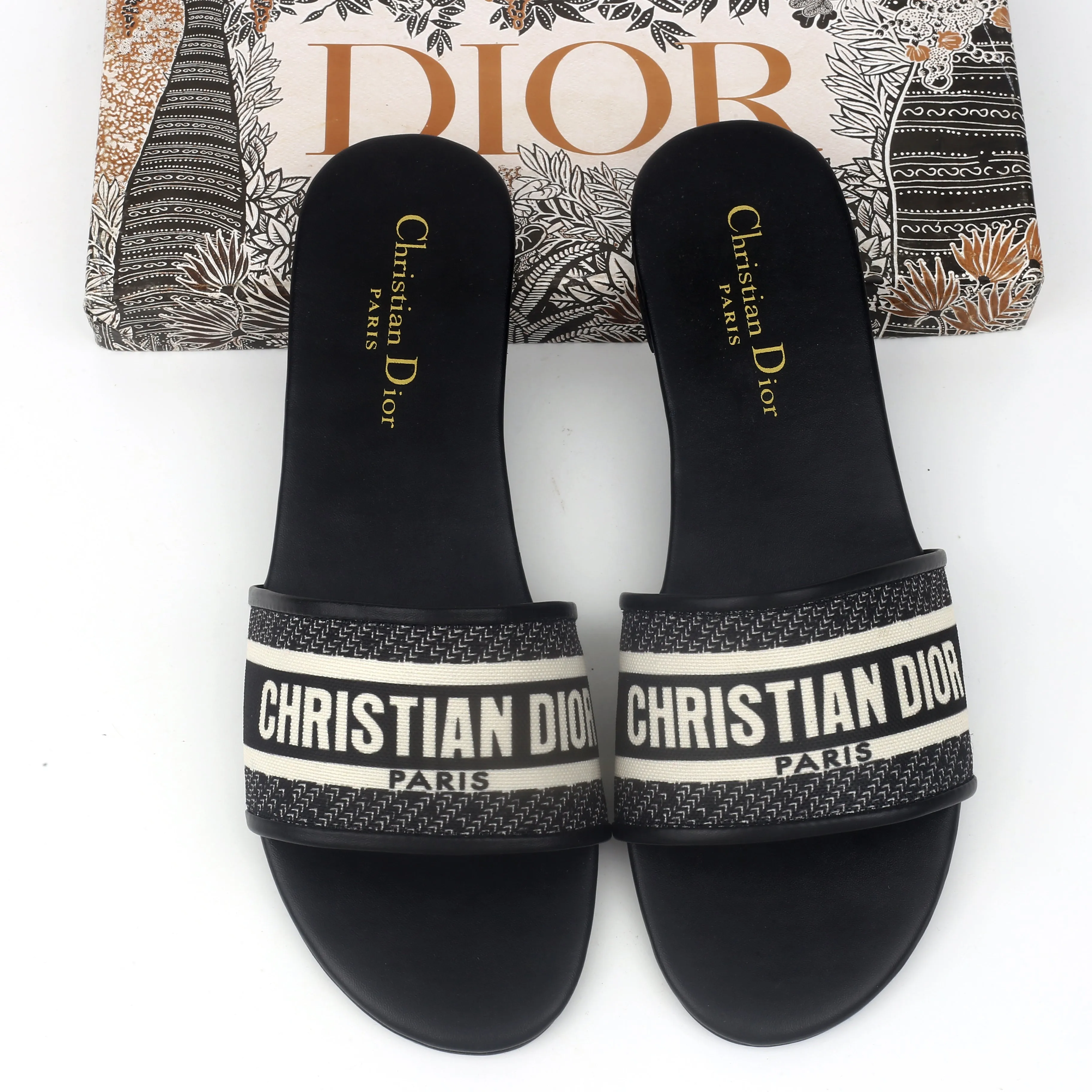 DIOR FLATS (Black Dior)
