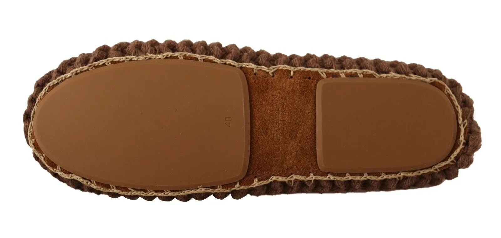 Dolce & Gabbana Wool Elegant Knit Ballerina Flats