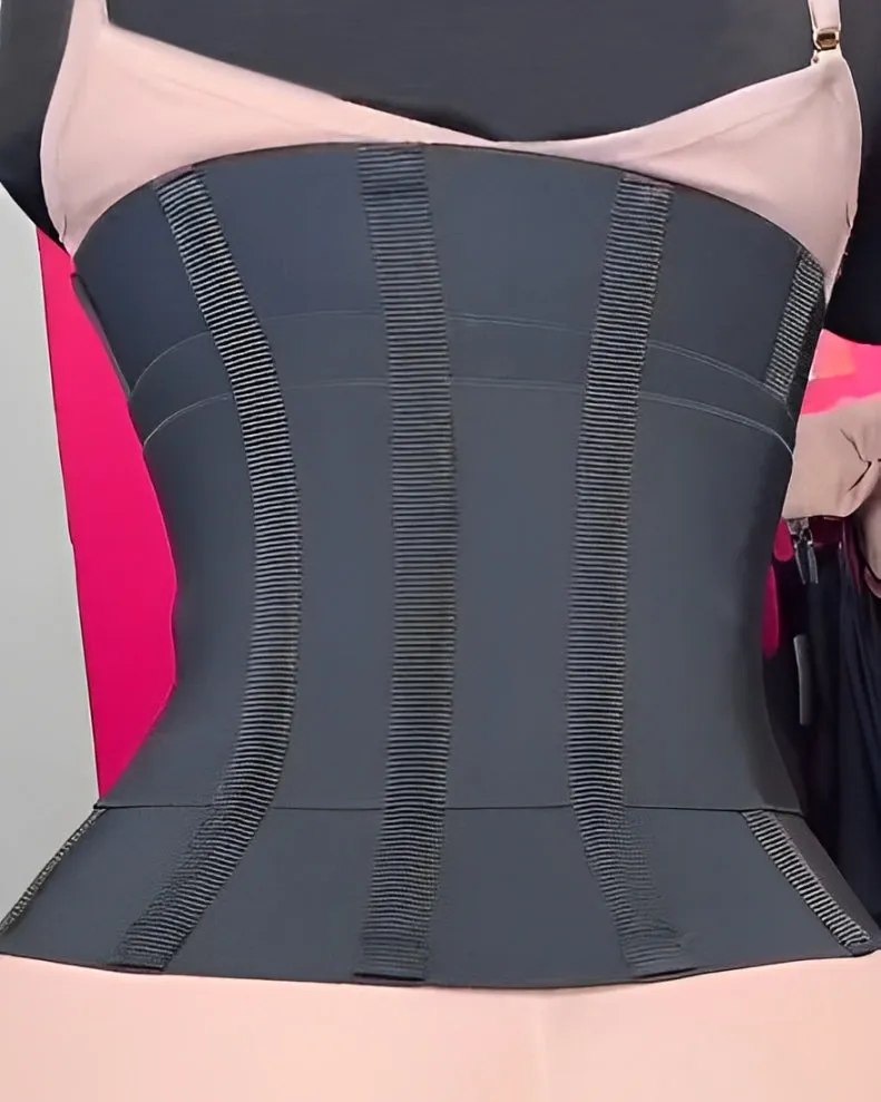 Double-Breasted Hourglass Waist Shaping Belt
