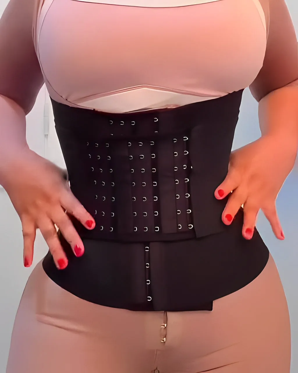 Double-Breasted Hourglass Waist Shaping Belt