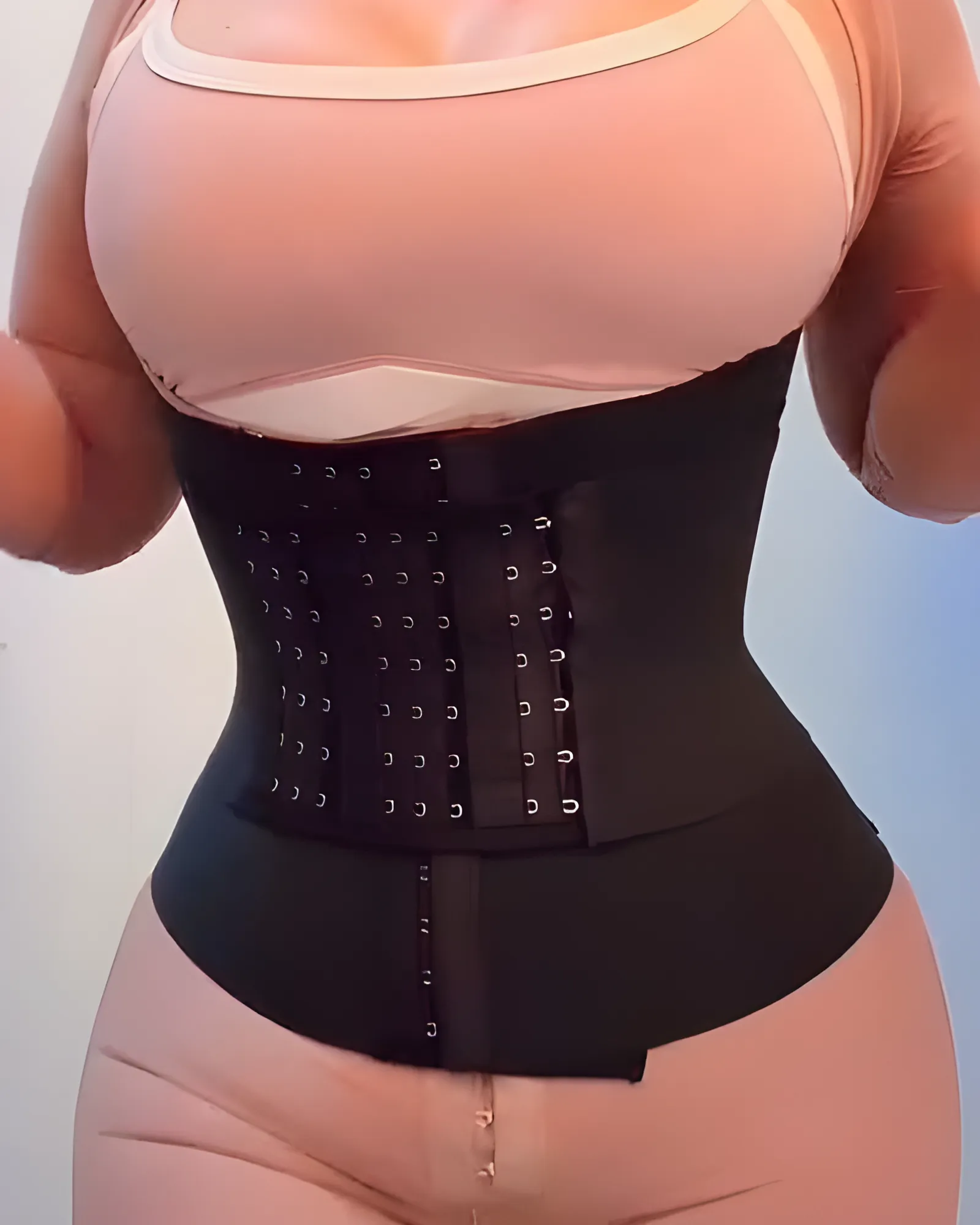 Double-Breasted Hourglass Waist Shaping Belt