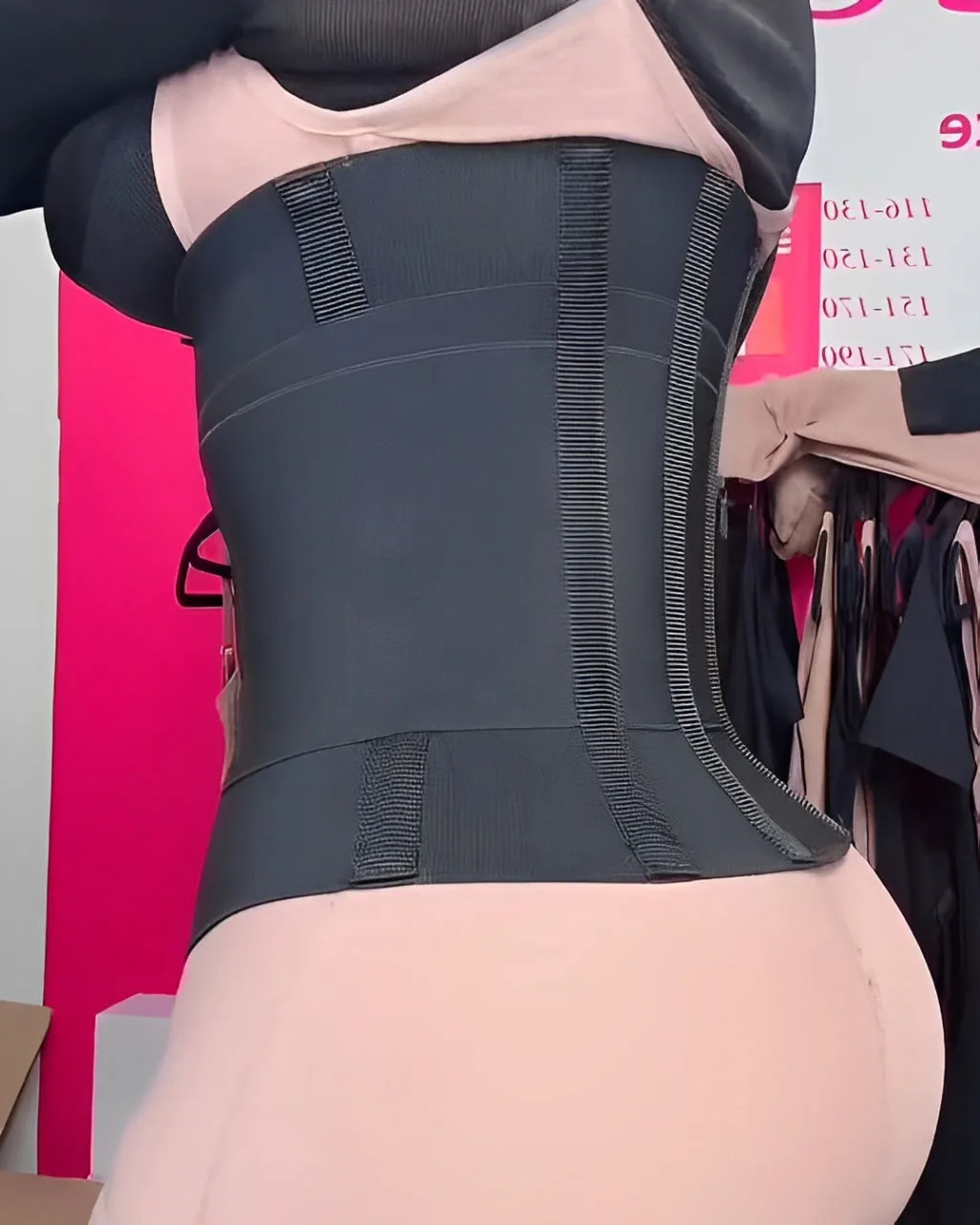 Double-Breasted Hourglass Waist Shaping Belt