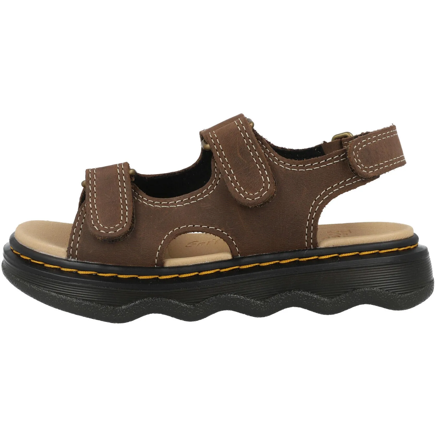 Dr Martens Virden Dark Brown Sandals