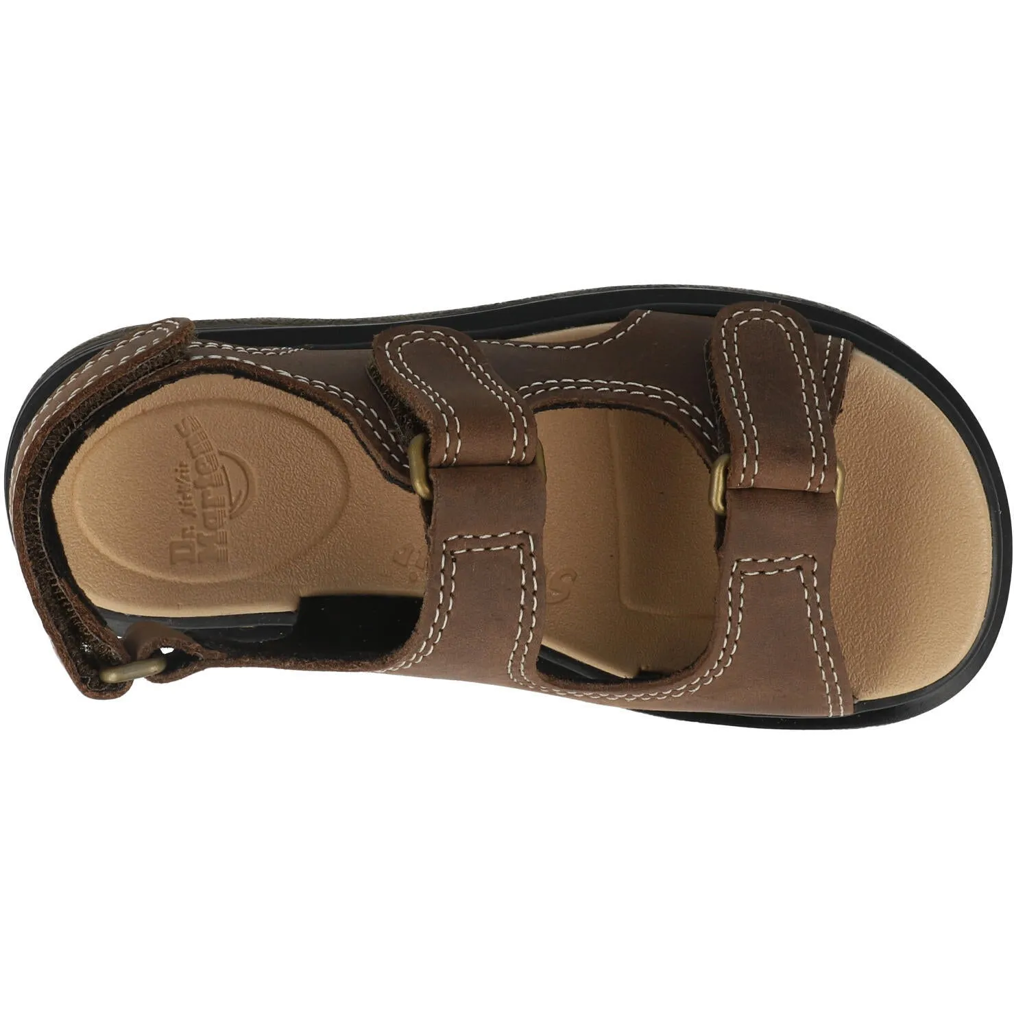 Dr Martens Virden Dark Brown Sandals
