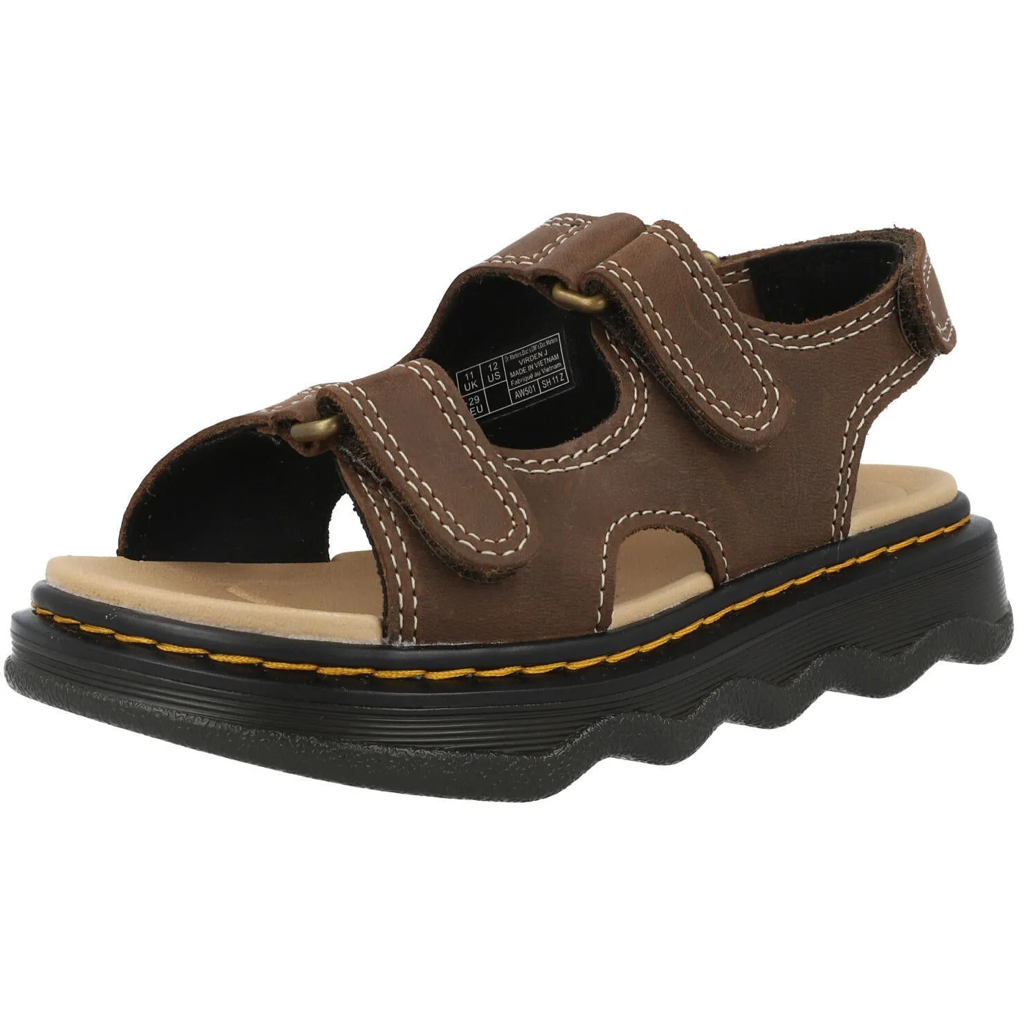 Dr Martens Virden Dark Brown Sandals