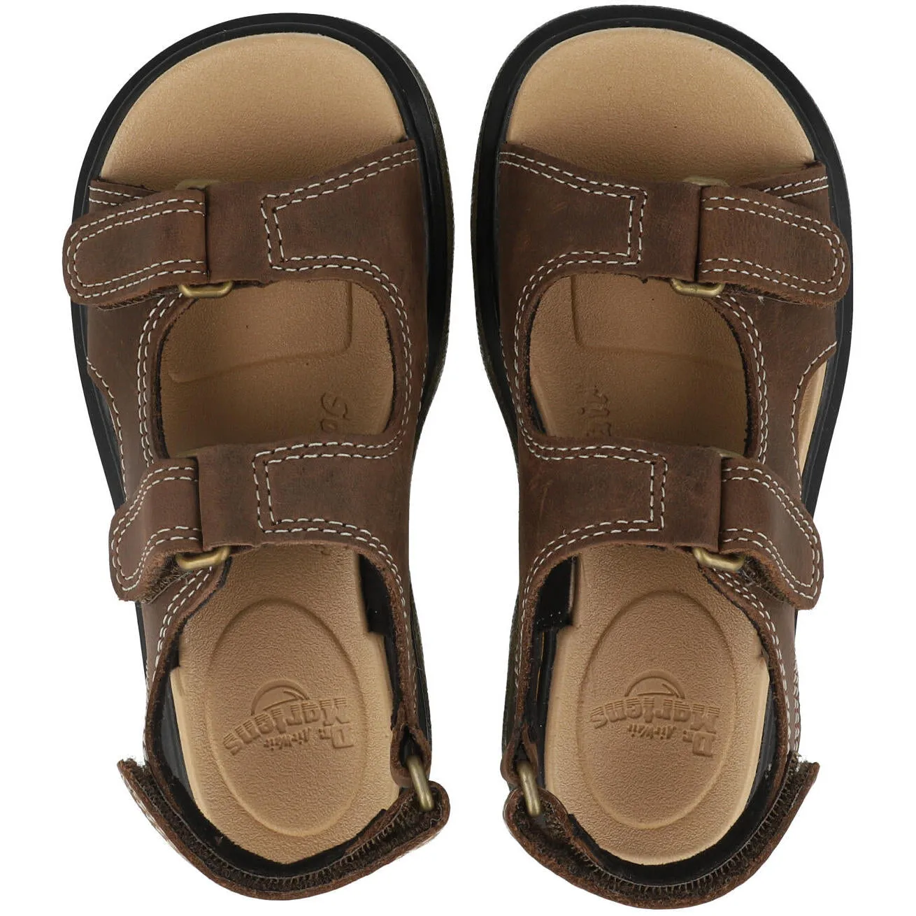 Dr Martens Virden Dark Brown Sandals