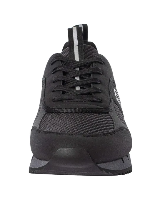 EA7 Emporio Armani X8X185 Trainers U002 Black/Irongate/Silver