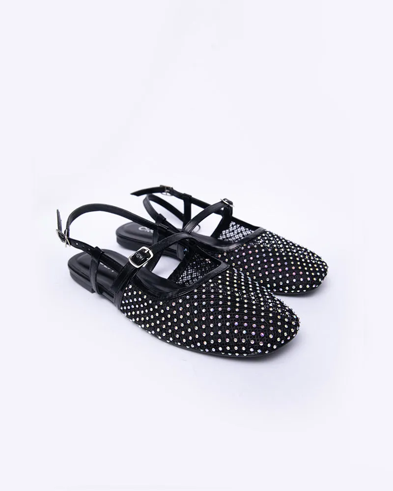 ELLA Studded Mesh Sandals