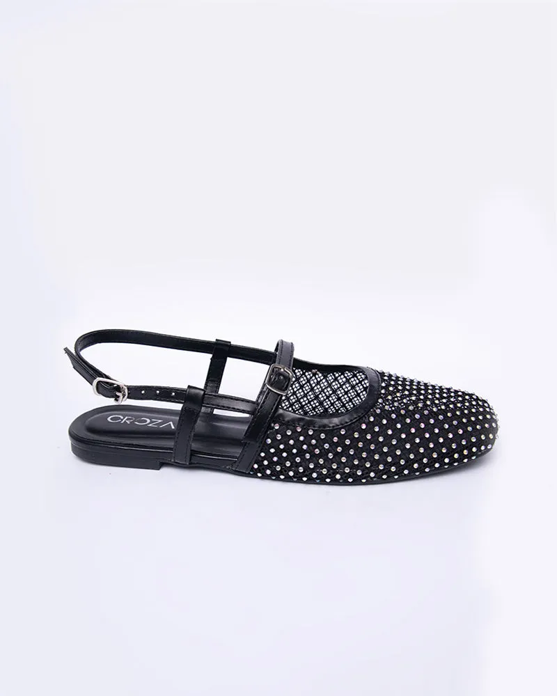 ELLA Studded Mesh Sandals
