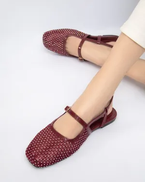 ELLA Studded Mesh Sandals