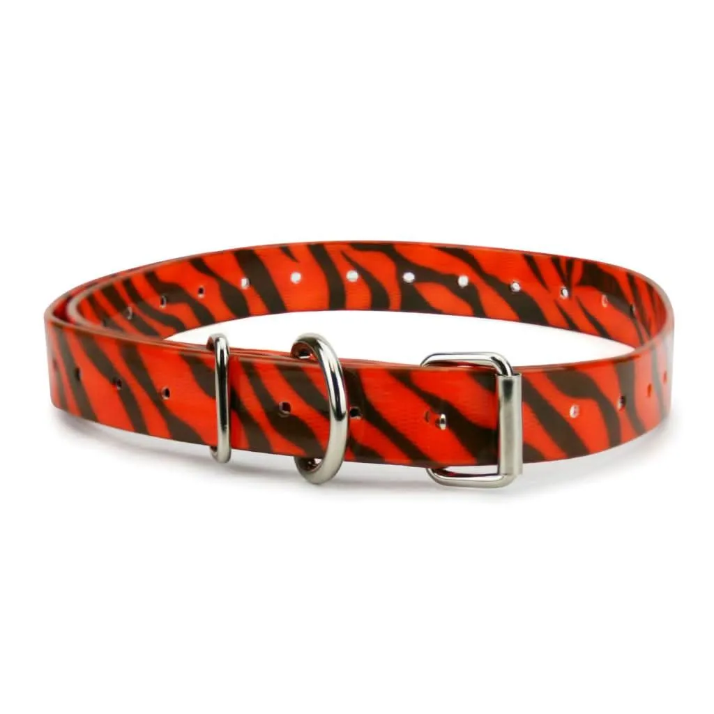 Extreme Dog Fence TPU Coated Nylon Collar Strap - Tiger