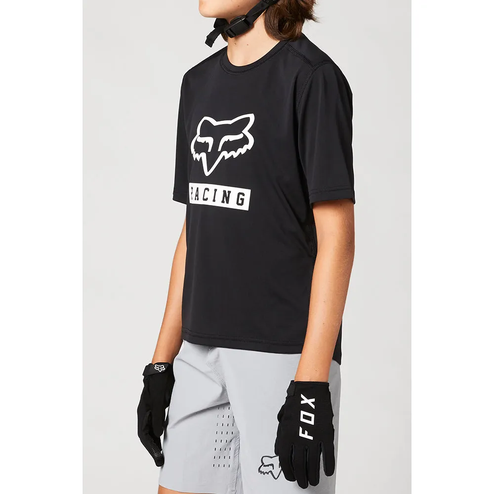Fox Youth Ranger Ss Jersey - Black