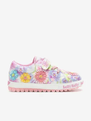 Girls Eloise Strap Trainers in White