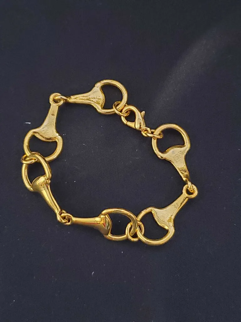 Gold Bit Bracelet