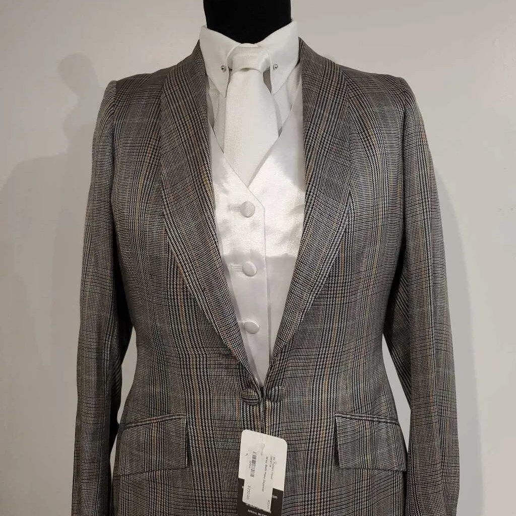 Grey Multi Plaid Daycoat