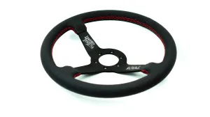 Grip Royal Steering Wheel - Perforated Leather Red Stitch Brute (Official Collab)