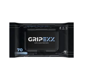 GRIPEXX Shoe Cleaner Wipes 70 Shoe Wipes, Removes Dirt Scuffs & Provides Traction 2 in 1 Multipurpose