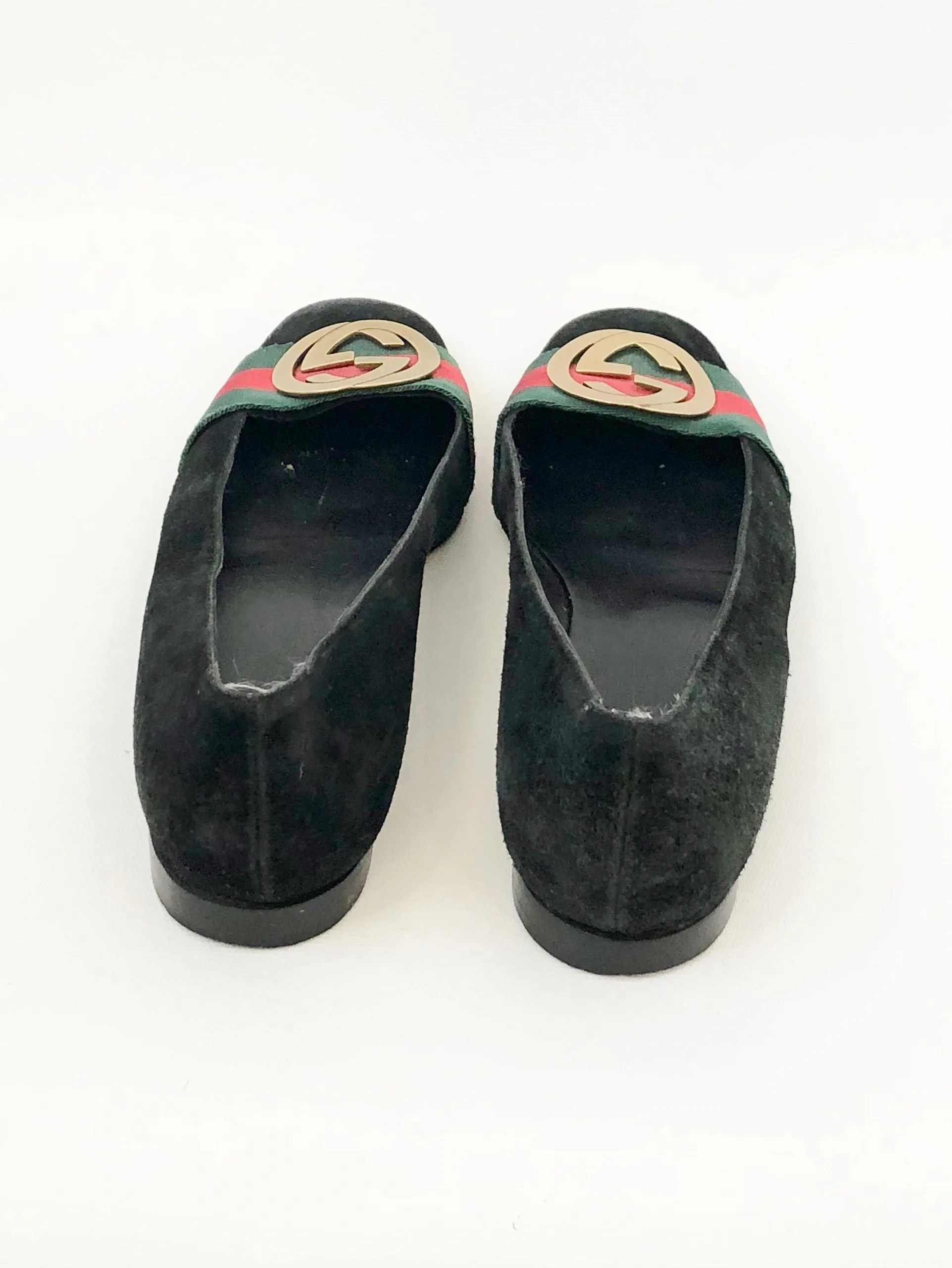 Gucci Gg Suede Flats Size 36 It (6 Us)